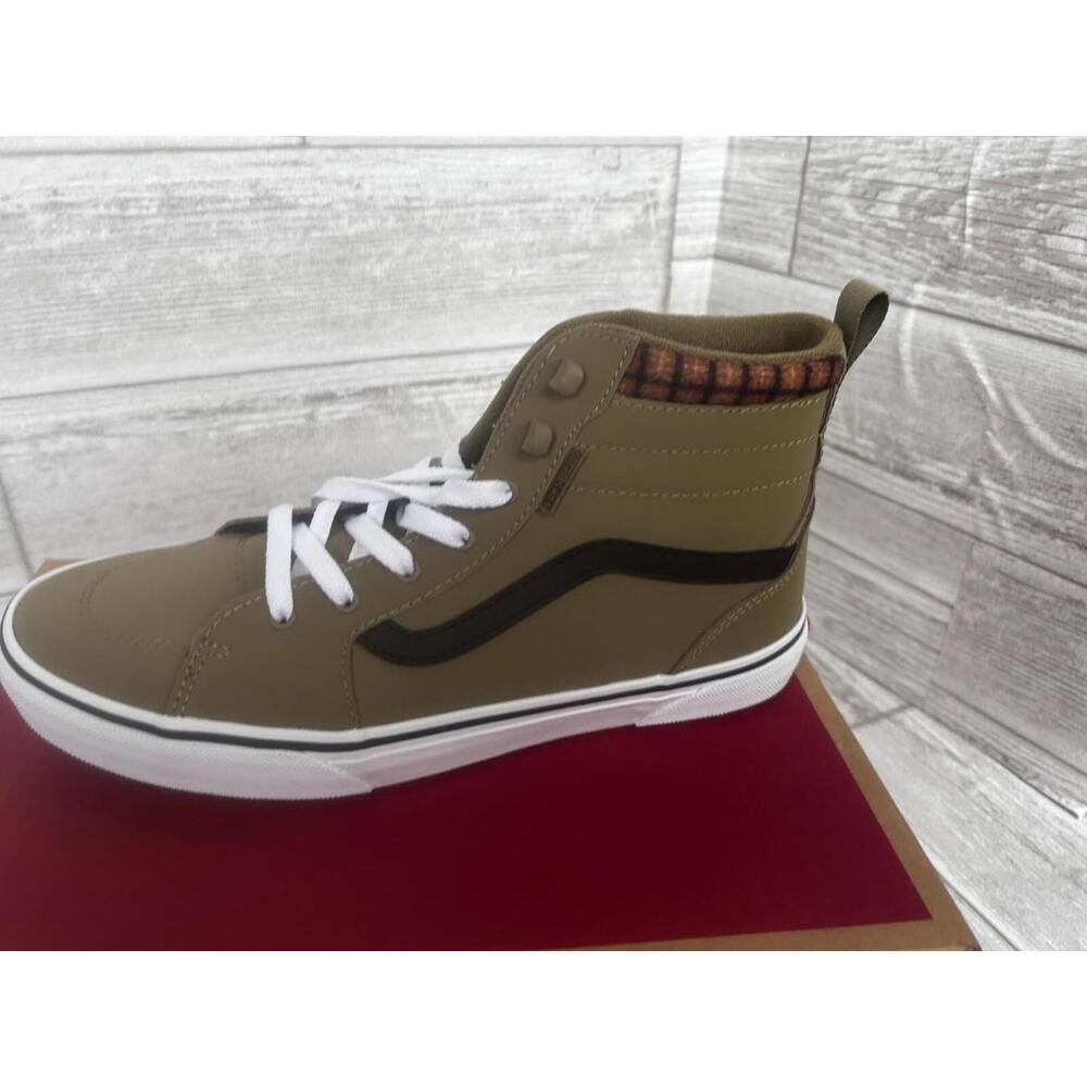 Vans Filmore Hi Vansguard Olive/White Size 7 Youth - Water Resistant - NEW